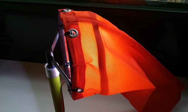 Mini-manga de viento magnética para montaje en vehículo