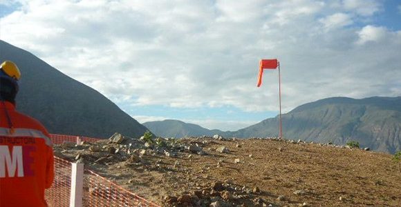 INSTALACIÓN DE MANGAS DE VIENTO REPRESA HUARAZ
